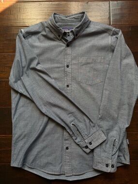 Patagonia Bluffside Men’s Long-Sleeve Button-Down Shirt - Gray